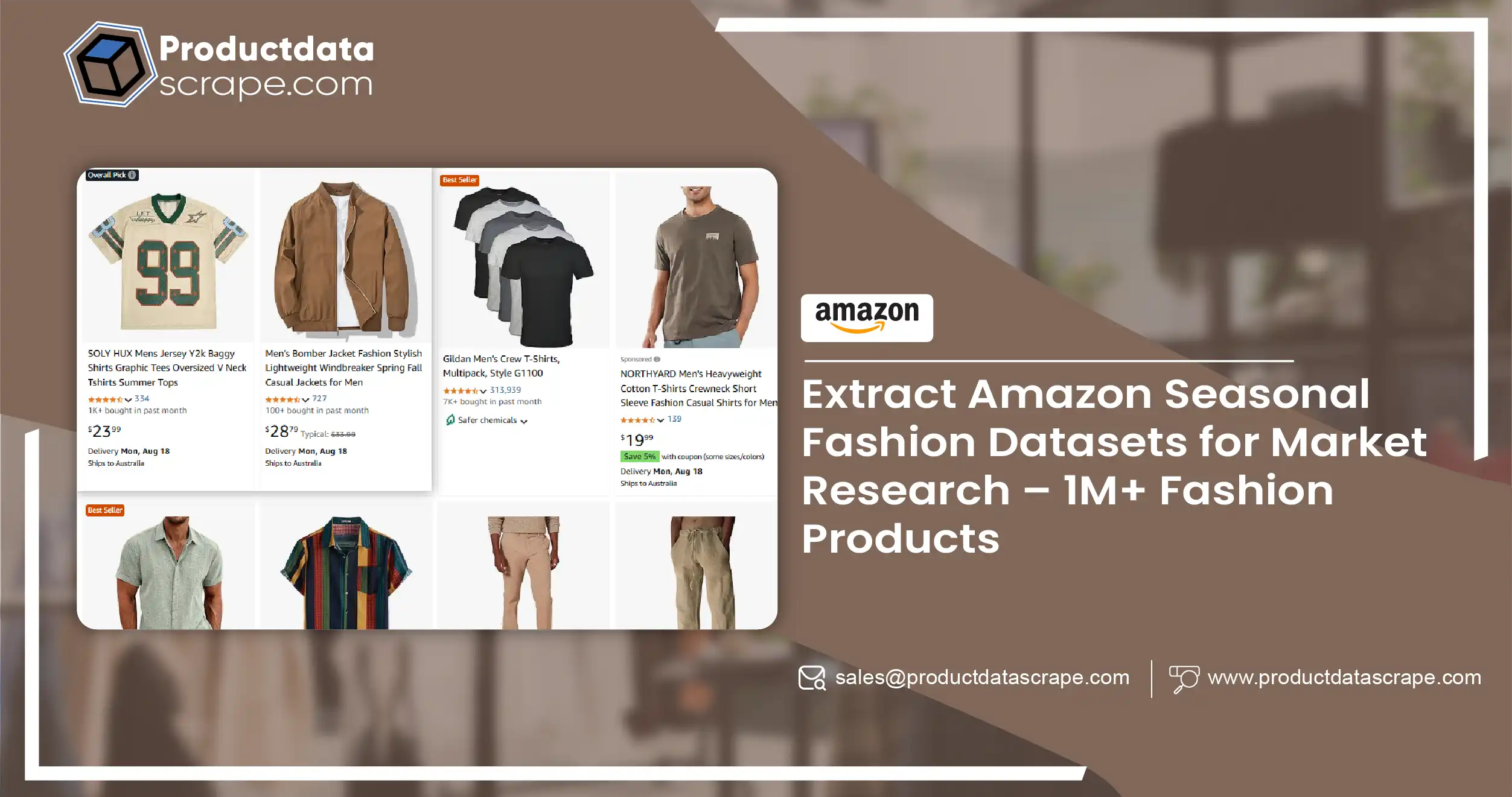 Extract Amazon Seasonal Fashion Datasets for Market Research – 1M+ Fashion Products-01